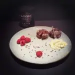 Keto lava cake