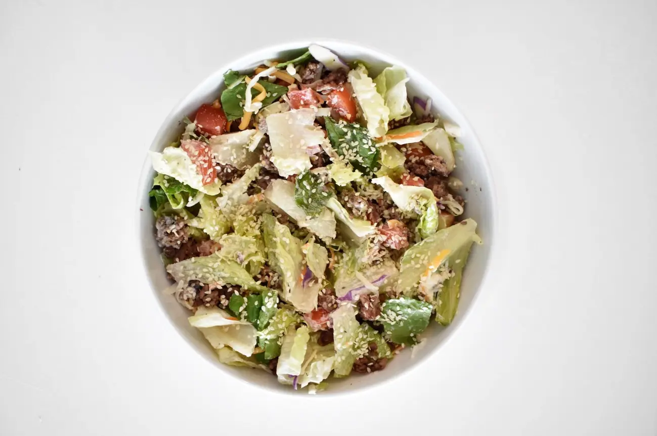 Cheesburger salade