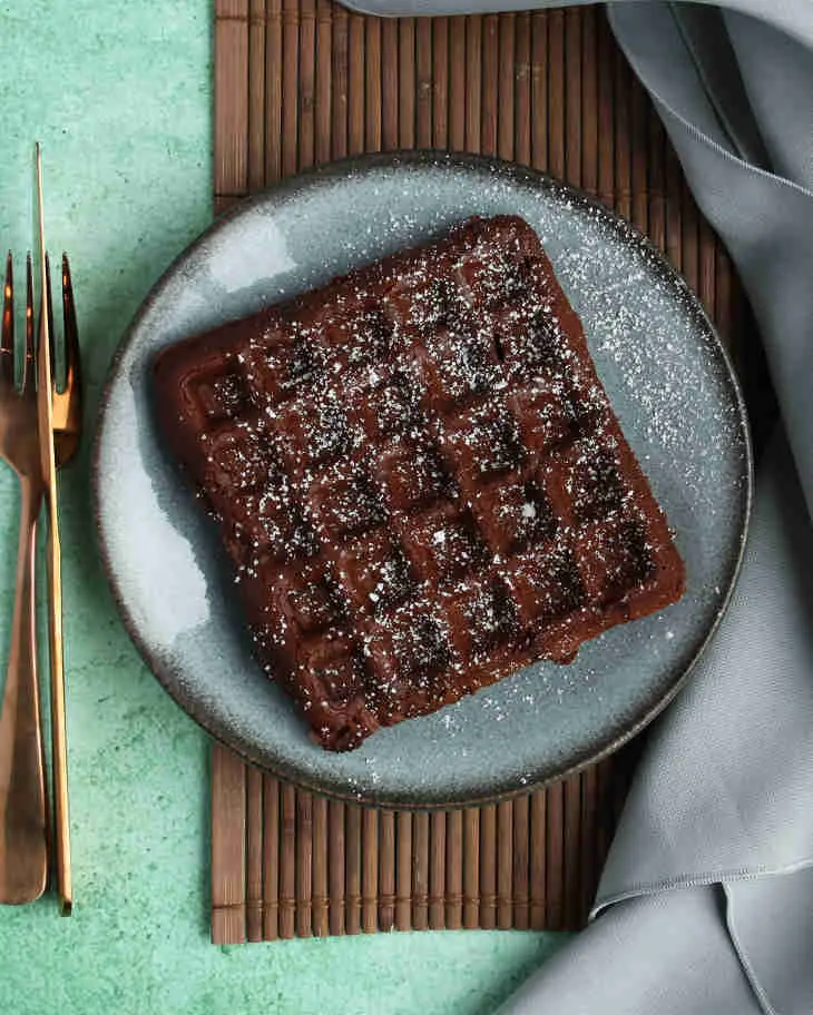 Keto wafel met Cacao