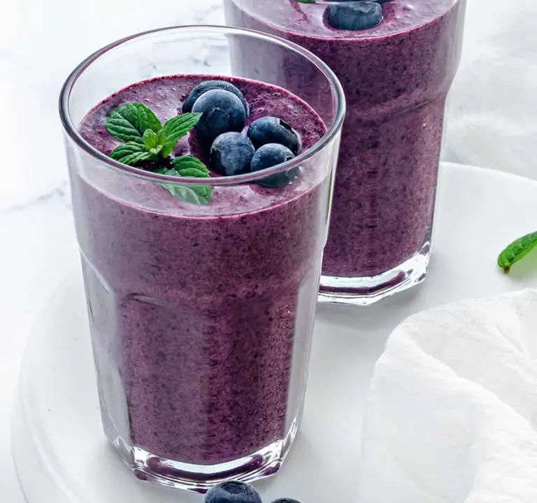 Purple keto shake