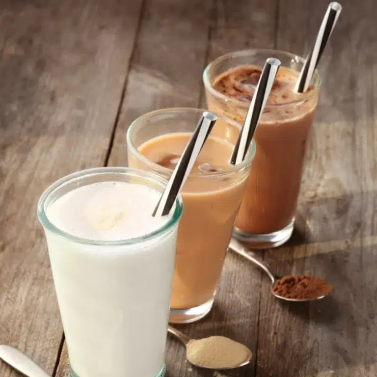 Proteine shake en keto koffie